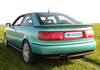 Fox Edelstahl Sportauspuff-Komplettanlage ab Kat Audi 80/90 89 B3 Limousine/Coupe u. B4 Cabrio 2.0 16V 2.3l 2x76mm rund scharf