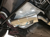 Fox Edelstahl Sportauspuff-Komplettanlage ab Kat Audi 80/90 89 B3 Limousine/Coupe u. B4 Cabrio 2x55mm rund scharfkantig