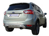 Fox Edelstahl Duplex Sportauspuff-Komplettanlage ab Kat Ford Kuga ab 2008 1x100mm rund eingerollt abgeschrägt