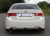 Fox Edelstahl Duplex Sportauspuffanlage ab Kat. Honda Accord 8 CU2 Limousine/Tourer ab 2008 je 114mm rund eingerollt