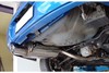 Fox Edelstahl Racing-Komplettanlage ab Kat Subaru Impreza GD GG 2.0l 1x100mm rund eingerollt abgeschrägt mit Absorber