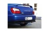 Fox Edelstahl Duplex Racing-Komplettanlage ab Kat Subaru Impreza GD u. GG je 2x70mm rund eingerollt gerade mit Absorber