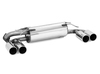 Fox Edelstahl Duplex Sportauspuff Subaru Impreza GR WRX inkl. WRX STI je 2x100mm rund eingerollt gerade