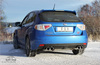 Fox Edelstahl Duplex Sportauspuff Subaru Impreza GR WRX inkl. WRX STI je 2x100mm rund eingerollt gerade