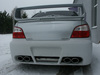 Fox Edelstahl Duplex Sportauspuff-Komplettanlage ab Kat Subaru Impreza WRX inkl. STI GD u. GG 2x115x85mm oval eingerollt abgeschrägt