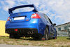 FOX Edelstahl Duplex Sportauspuffanlage ab Kat Subaru WRX STI Stufenheck ab 2014 je 2x90mm rund eingerollt