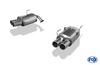 FOX Edelstahl Duplex Sportauspuff Subaru WRX STI Stufenheck ab 2014 je 2x90mm rund eingerollt