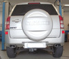 Fox Edelstahl Duplex Sportauspuff Suzuki Grand Vitara JT 5-Tür je 160x80mm flachoval eingerollt abgeschrägt