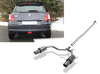Fox Edelstahl Duplex Racing-Komplettanlage ab Kat Suzuki Swift 4 Typ FZ NZ 1.2l 4x4 ab 2010 je 90mm rund doppelwandig abgeschrägt