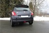 Fox Edelstahl Duplex Sportauspuff-Komplettanlage ab Kat Suzuki Swift 4 Typ FZ NZ 1.2l 4x4 ab 2010 je 90mm rund doppelwandig abgeschrägt