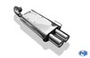 Fox Edelstahl Sportauspuff Toyota Celica T20 Bj.94-99 2x90mm rund eingerollt gerade mit Absorber