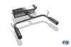 Fox Edelstahl Duplex Racing-Komplettanlage ab Kat. Toyota Celica T23 Bj.99-05 1x90mm rund eingerollt gerade mit Absorber