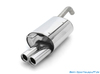 FOX Edelstahl Racing-Auspuffanlage ab Kat Toyota Corolla E12 1.8 TS Compressor 2x80mm rund eingerollt