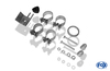 FOX Edelstahl Duplex Sportauspuff Toyota Corolla E12 1.8 TS Compressor je 2x80mm rund eingerollt