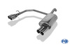 Fox Edelstahl Duplex Sportauspuff Toyota Corolla E12 Schrägheck 2x80mm rund eingerollt gerade mit Absorber
