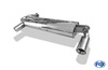 Fox Edelstahl Duplex Sportauspuff Toyota MR2 W2 Bj.89-99 1x90mm rund eingerollt gerade mit Absorber