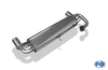 Fox Edelstahl Duplex Sportauspuff Toyota MR2 W2 Bj.89-99 1x90mm rund eingerollt gerade mit Absorber