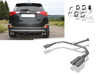 FOX Edelstahl Duplex Endrohrsystem Toyota RAV4 IV Diesel ab 2013 je 2x80mm rund eingerollt abgeschrägt mit Absorber