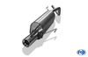 Fox Edelstahl Sportauspuff Toyota Starlet P8 Bj.89-96 1x90mm rund eingerollt gerade mit Absorber
