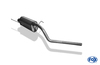 Fox Edelstahl Sportauspuff Toyota Starlet P8 Bj.89-96 1x90mm rund eingerollt gerade mit Absorber