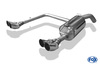 Fox Edelstahl Duplex Sportauspuff Toyota Yaris 1 TS Typ P1 2x76mm DTM rund scharf gerade
