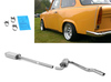 Fox Edelstahl Sportauspuff-Komplettanlage ab Kat Trabant 1.1l Limousine u. Kombi 1x55mm rund scharf gerade Fox Edelstahl Sportauspuff-Komplettanlage ab Kat Trabant 1.1l Limousine u. Kombi 1x55mm rund scharf gerade