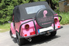 Fox Edelstahl Sportauspuff-Komplettanlage ab Kat. Trabant Kübel 1.1l Kübelwagen Tramp 1x80mm rund eingerollt gerade mit Absorber