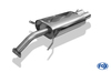 Fox Edelstahl Sportauspuff Volvo V40 u. S40 2x80mm rund eingerollt gerade mit Absorber