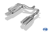 Fox Edelstahl Duplex Sportauspuff Volvo XC90 2x76mm rund eingerollt gerade mit Absorber