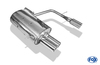 Fox Edelstahl Duplex Sportauspuff Volvo XC90 2x76mm rund eingerollt gerade mit Absorber