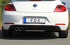 Fox Edelstahl Sportauspuff VW Beetle Typ 16 1.4l (Mod. mit Einzelradaufhängung) 2x90mm rund eingerollt abgeschrägt