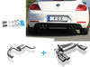 Fox Edelstahl Duplex Sportauspuff-Komplettanlage ab Kat VW Beetle Typ 16 5C 1.4l (Mod. mit Starrachse) je 2x90mm rund eingerollt abgeschrägt