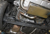 Fox Edelstahl Duplex Sportauspuff VW Beetle Cabrio Typ 16 5C 1.4l (Mod. mit Starrachse) je 2x80mm rund eingerollt abgeschrägt