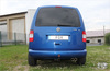 Fox Edelstahl Sportauspuff VW Caddy 3 2x80mm rund eingerollt abgeschrägt mit Absorber