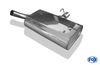 Fox Edelstahl Racing-Komplettanlage ab Kat. VW Corrado 2.0l 16V 2x76mm rund eingerollt gerade mit Absorber