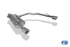 Fox Edelstahl Duplex Racing-Komplettanlage ab Kat R32-Design VW Golf 4 1x90mm rund eingerollt abgeschrägt mit Absorber