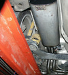 Fox Edelstahl Racing-Komplettanlage ab Kat. Sidepipe VW Golf 4 Variant 130x50mm flachoval scharf abgeschrägt