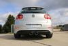 Fox Edelstahl Racing-Komplettanlage ab Kat R32-Design VW Golf 5 GTI u. GTD 2x90mm rund eingerollt abgeschrägt