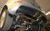 FOX Edelstahl Sportauspuff mittig VW Golf 5 R32 2x100mm rund eingerollt abgeschrägt
