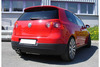 Fox Edelstahl Sportauspuff VW Golf 5 TSI 2x76mm rund eingerollt abgeschrägt mit Absorber