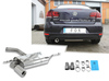 FOX Edelstahl Sportauspuff VW Golf 6 Cabrio 90mm rund eingerollt mit Absorber