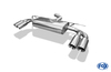 Fox Edelstahl Duplex Sportauspuff VW Golf 7 1.2l 1.4l TSI 1.6l TDI je 2x80mm rund doppelwandig