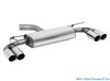 Fox Edelstahl Duplex Sportauspuff VW Golf 7 1.4 TSI 2.0 TDI inkl. GTD je 2x80mm rund doppelwandig