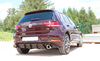 Fox Edelstahl Duplex Sportauspuff VW Golf 7 Facelift ab Bj.2017 in GTI-Optik je 100mm rund eingerollt abgeschrägt