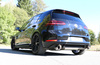 FOX Edelstahl Duplex Sportauspuff VW Golf 7 GTI 230PS Facelift je 100mm rund doppelwandig abgeschrägt