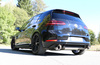 Fox Edelstahl Duplex Sportauspuff-Komplettanlage ab Kat VW Golf 7 GTI 245 u. TCR je 100mm rund doppelwandig abgeschrägt