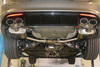 FOX Edelstahl Duplex Racing-Sportauspuffanlage ab Kat VW Golf 7 R Variant für originalen Endrohrausgang