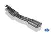 Fox Edelstahl Sportauspuff VW Jetta 2 19E 2x80mm rund eingerollt gerade mit Absorber