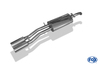 Fox Edelstahl Sportauspuff VW Jetta 2 19E 2x80mm rund eingerollt gerade mit Absorber