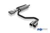 Fox Edelstahl Duplex Sportauspuff VW Passat 3B 3BG je 2x80mm rund doppelwandig gerade
